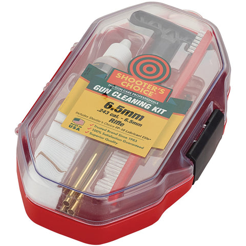 Shooter's Choice .243 and 6.5 cal Rifle Cleaning Kit