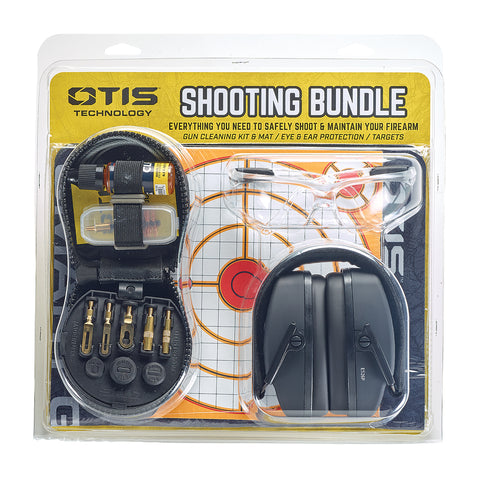 Otis Shooting Bundle (Gun Cleaning, Eyes, Ears and Targets)