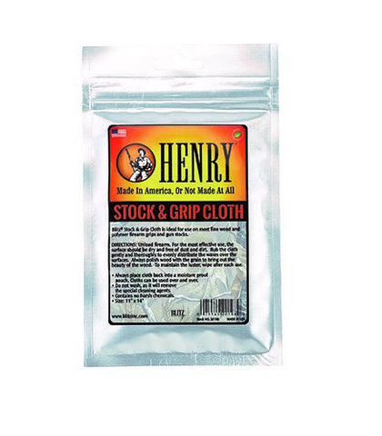 Henry Blitz Wood Stock And Grip Cloth