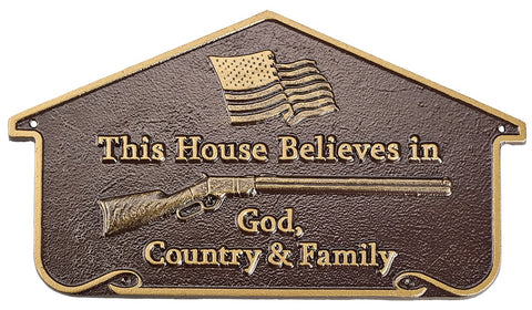 Henry Patriotic Home Plaque (Wall or Lawn)